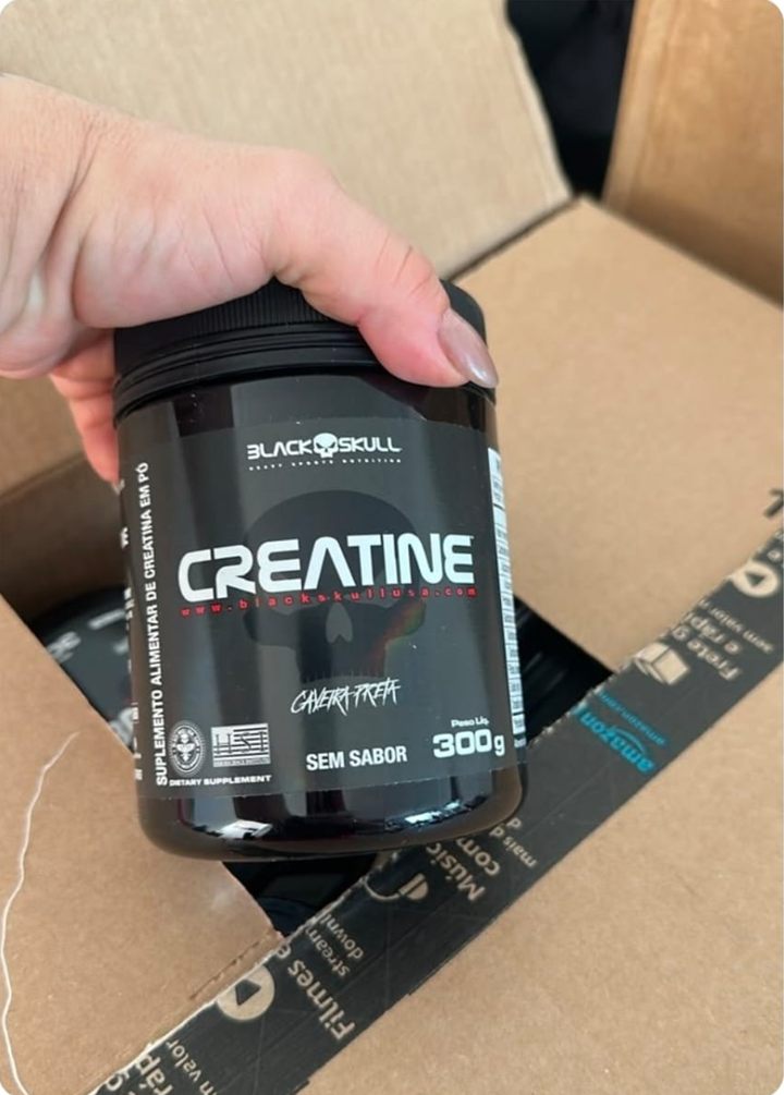 Creatina Black Skull recebida