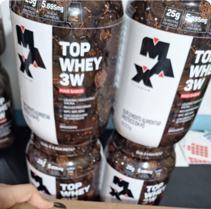 Potes de Top Whey 3W recebidos